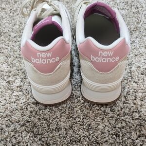 New Balance Women's Sneakers in Pink and White